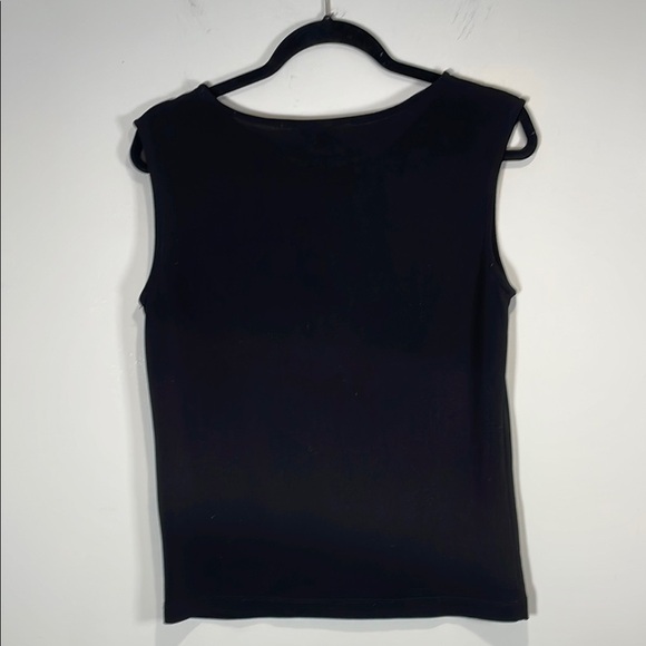 Simons Vintage Black Graphic Ballerina Tank Top - Picture 4 of 6